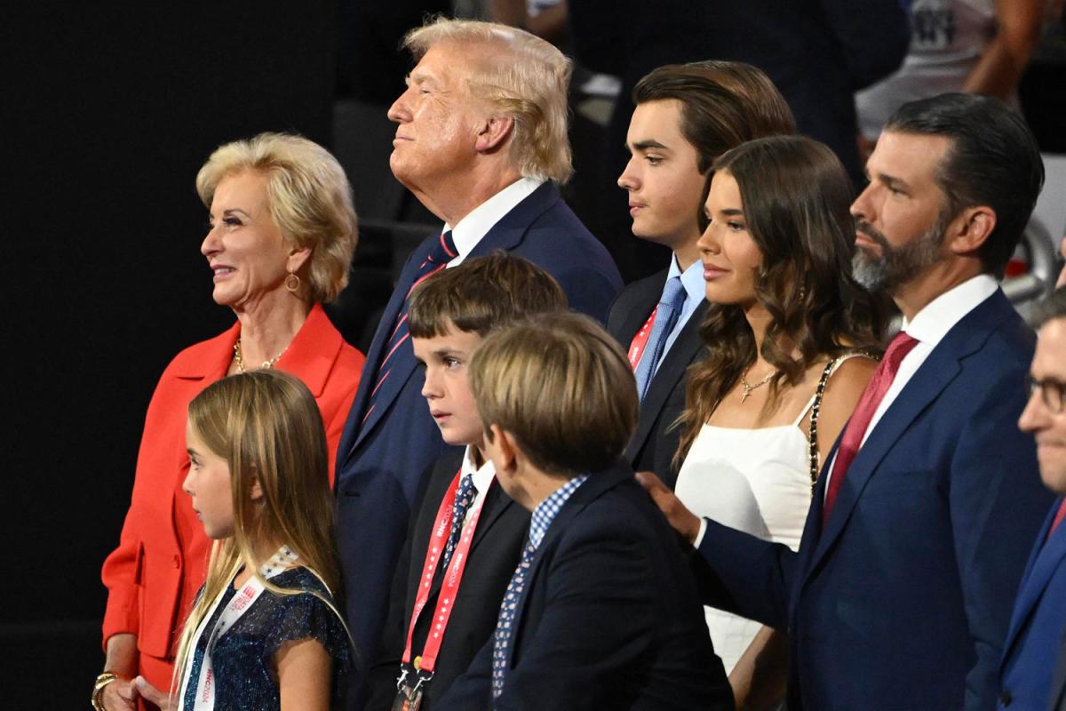 Donald Trump Family Members at 2024 RNC