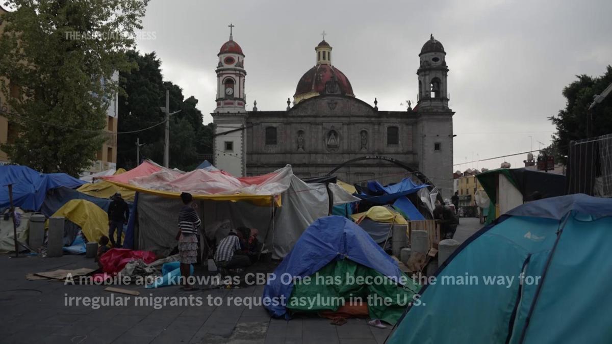 Migrants Await Asylum in Mexico City Camps