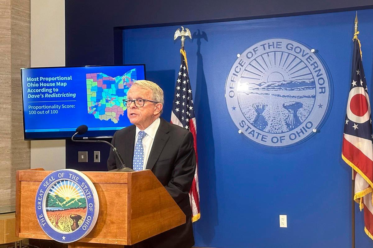 DeWine opposes redistricting