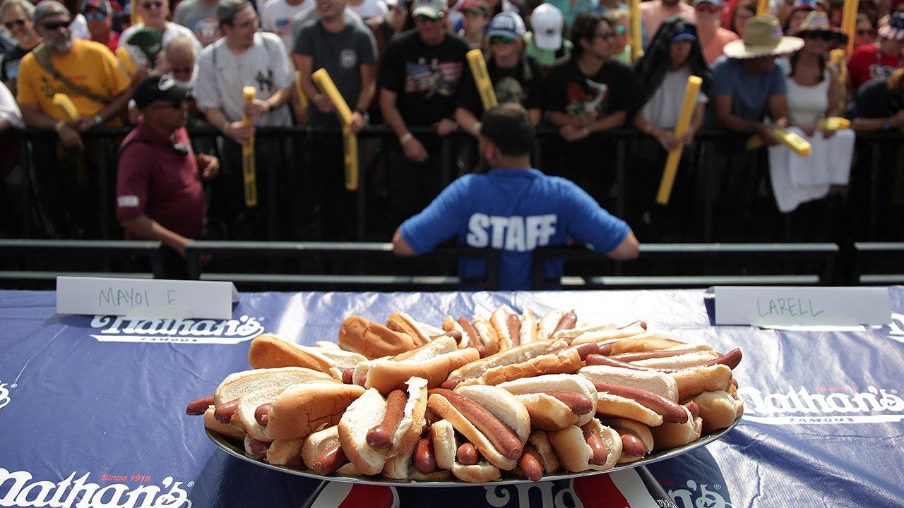 Patrick Bertoletti Wins Nathan's Hot Dog Eating Contest