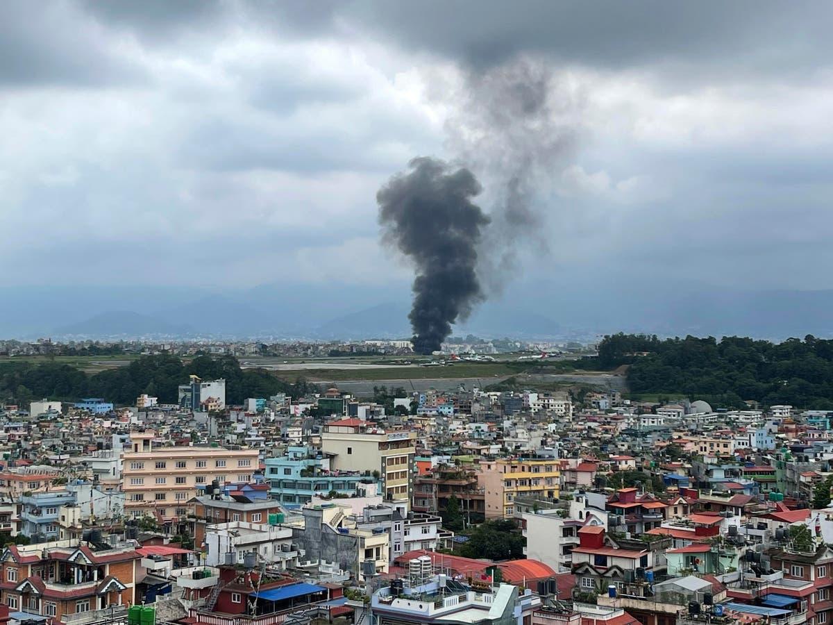 Saurya Airlines Plane Crashes at Kathmandu Airport