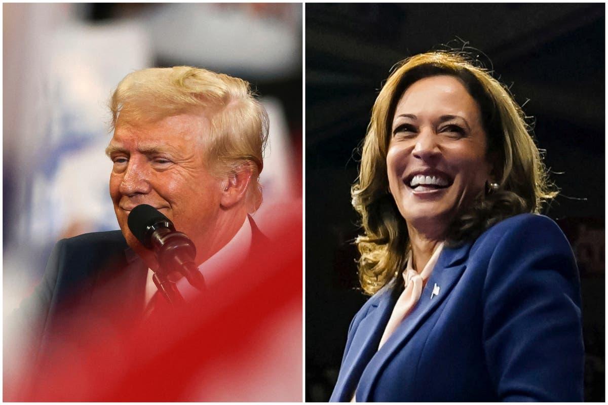 Trump Praises Harris's Looks, Criticizes Her Politics