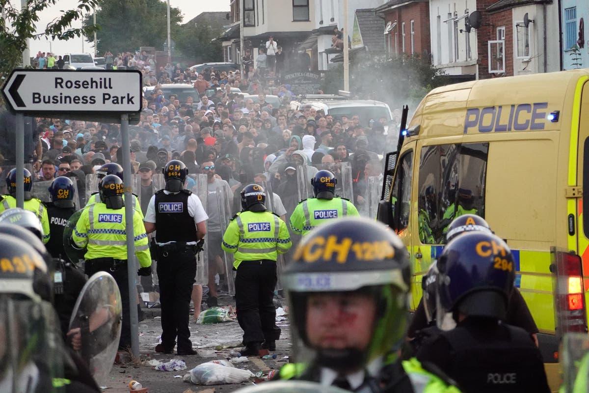 Riots in Blackpool