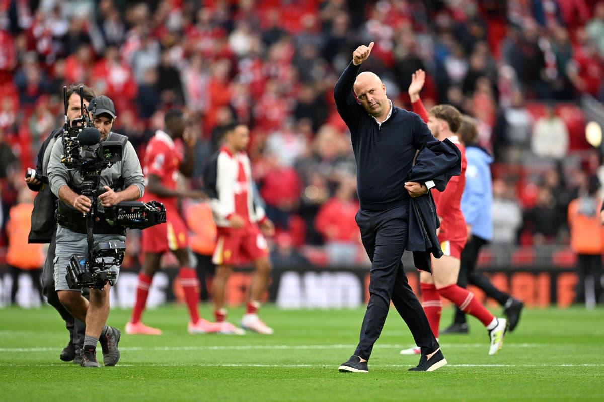 Liverpool Wins 2-0 in Arne Slot's Home Debut