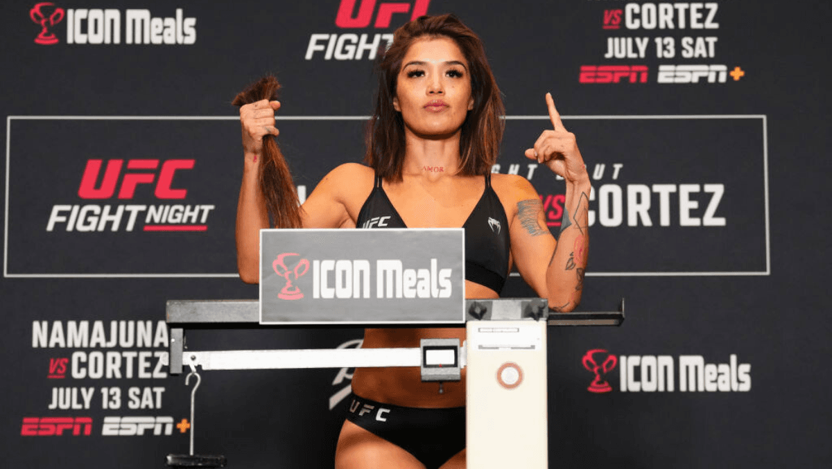 UFC Fighter Tracy Cortez Cuts Hair to Make Weight