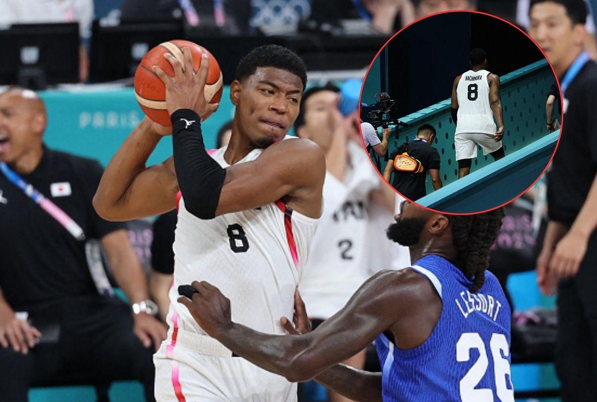 Rui Hachimura Ejected in Japan's Olympic Loss