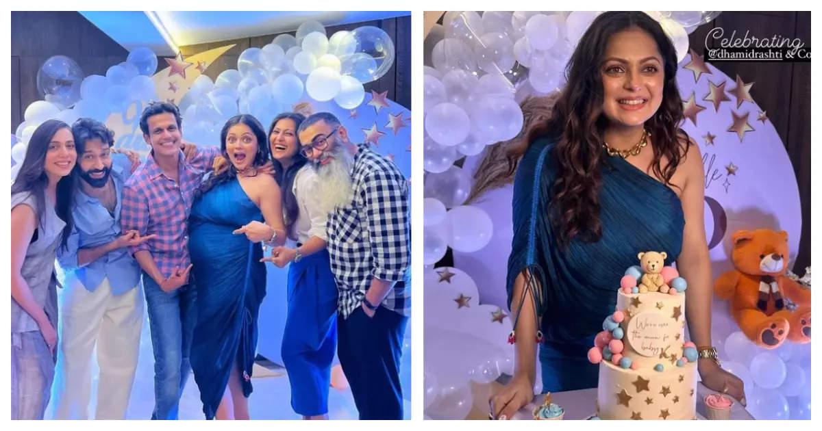 Drashti Dhami Celebrates Baby Shower with Friends