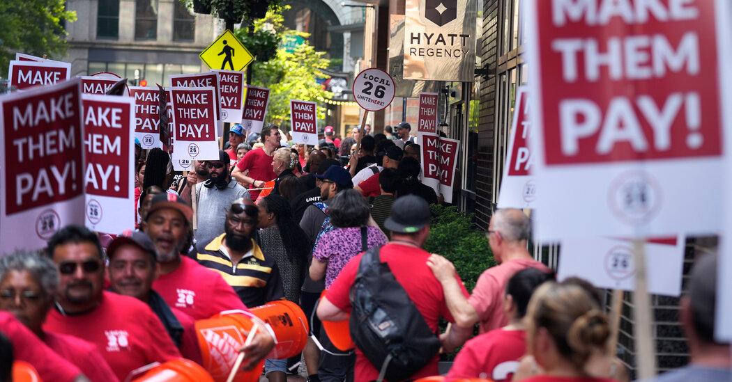 Hotel Workers Strike Nationwide Over Contract Disputes