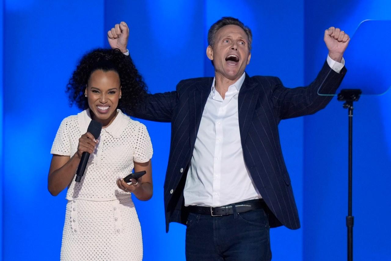 Kerry Washington and Tony Goldwyn Unite at DNC