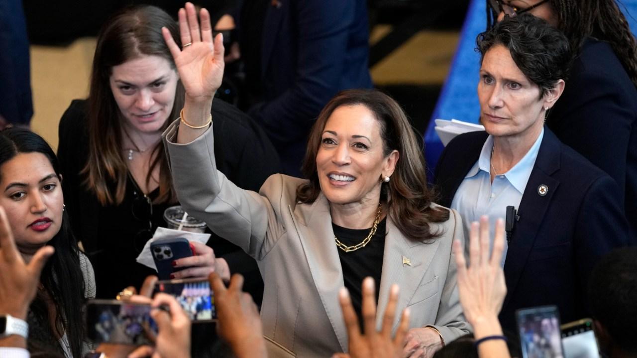 Kamala Harris Campaigning Ahead of DNC