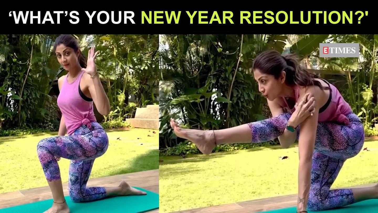 Shilpa Shetty Kundra Promotes Healthy New Year Resolutions