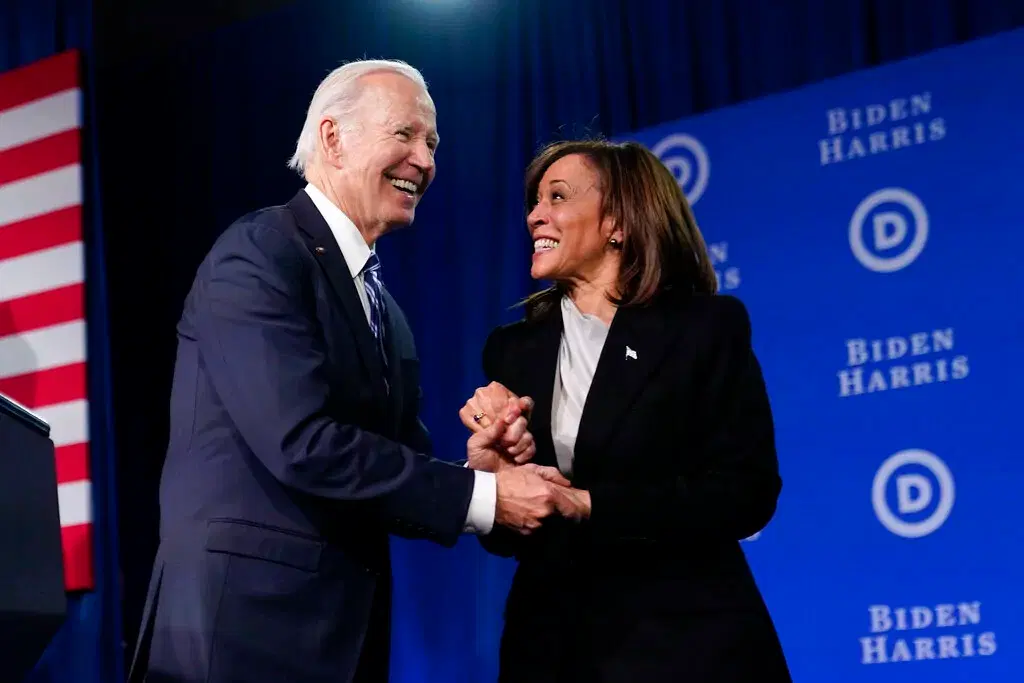 Biden and Harris