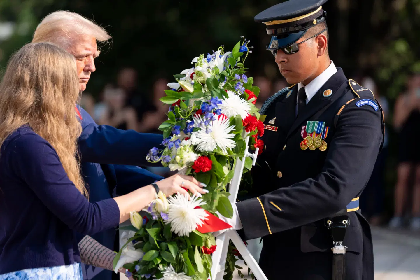 Army Defends Arlington Staff After Trump Incident